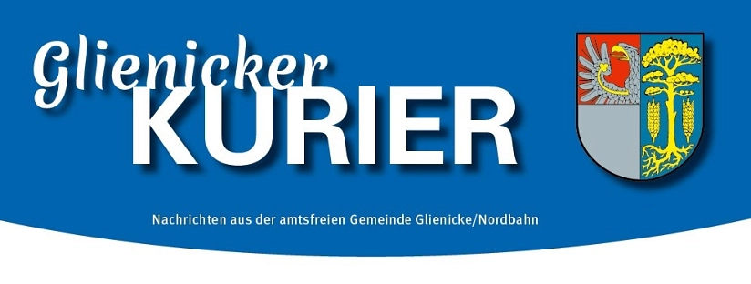 Kurier-Header ohne Datum Kurier-Header ohne Datum © Gemeinde Glienicke/Nordbahn